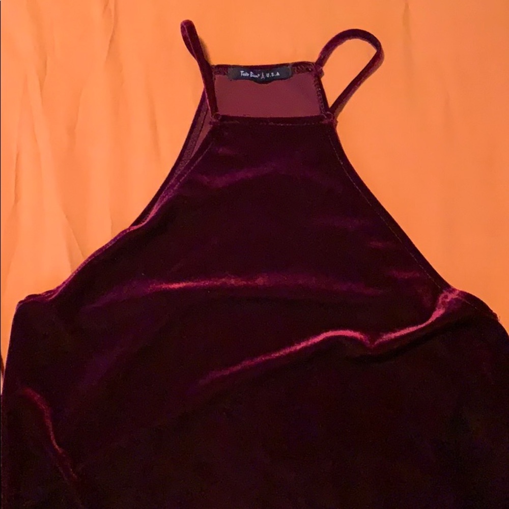 Velvet top